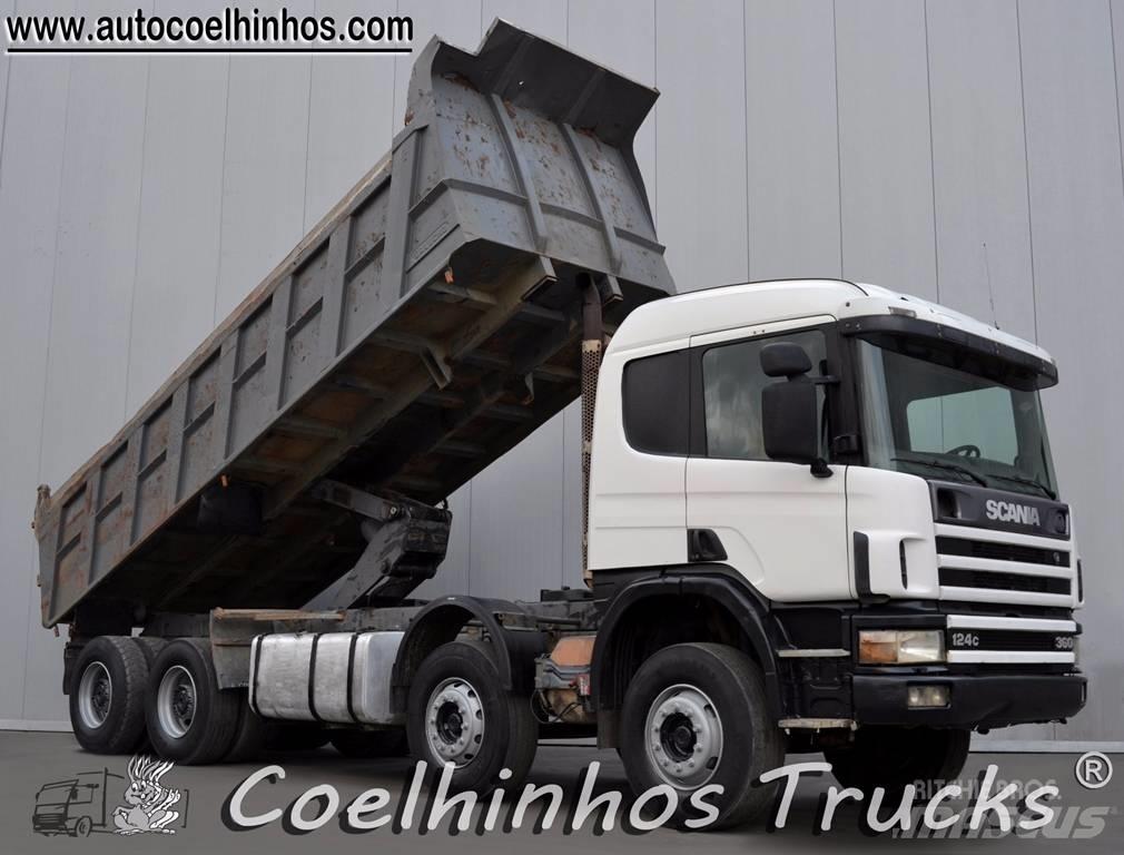 Scania 124C 360 Savivarčių priekabų vilkikai