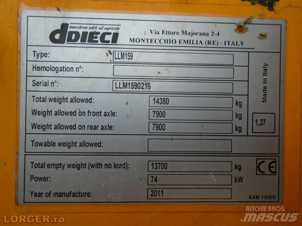 Dieci Pegasus 38.16 Teleskopiniai krautuvai