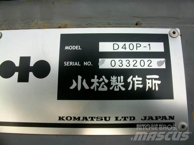 Komatsu D 40 P Vikšriniai buldozeriai