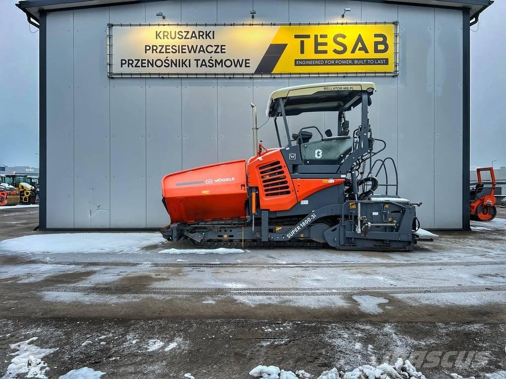Vögele Super 1800-3i Asfalto klotuvai