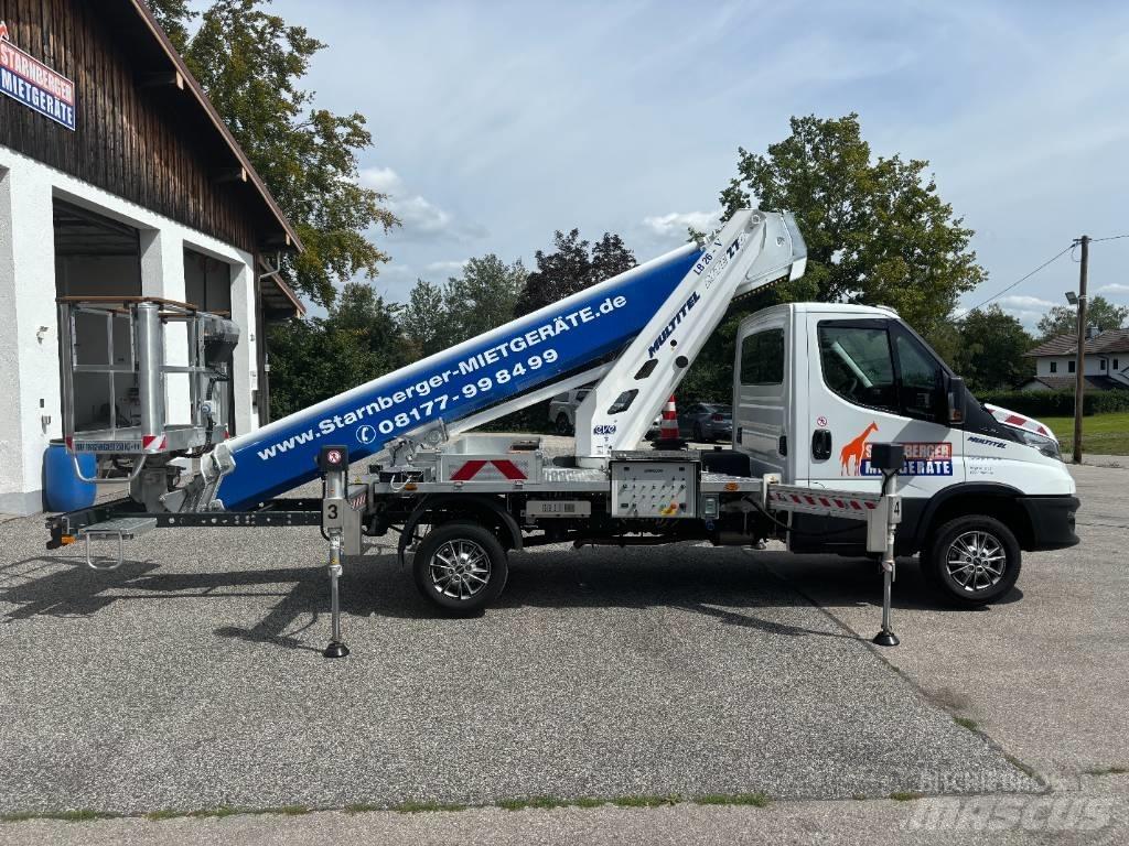 Multitel MTE 270 EX Ant vilkikų montuojamos kėlimo platformos