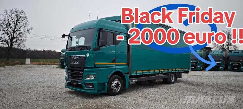 MAN TGX 18.470 Priekabos su tentu