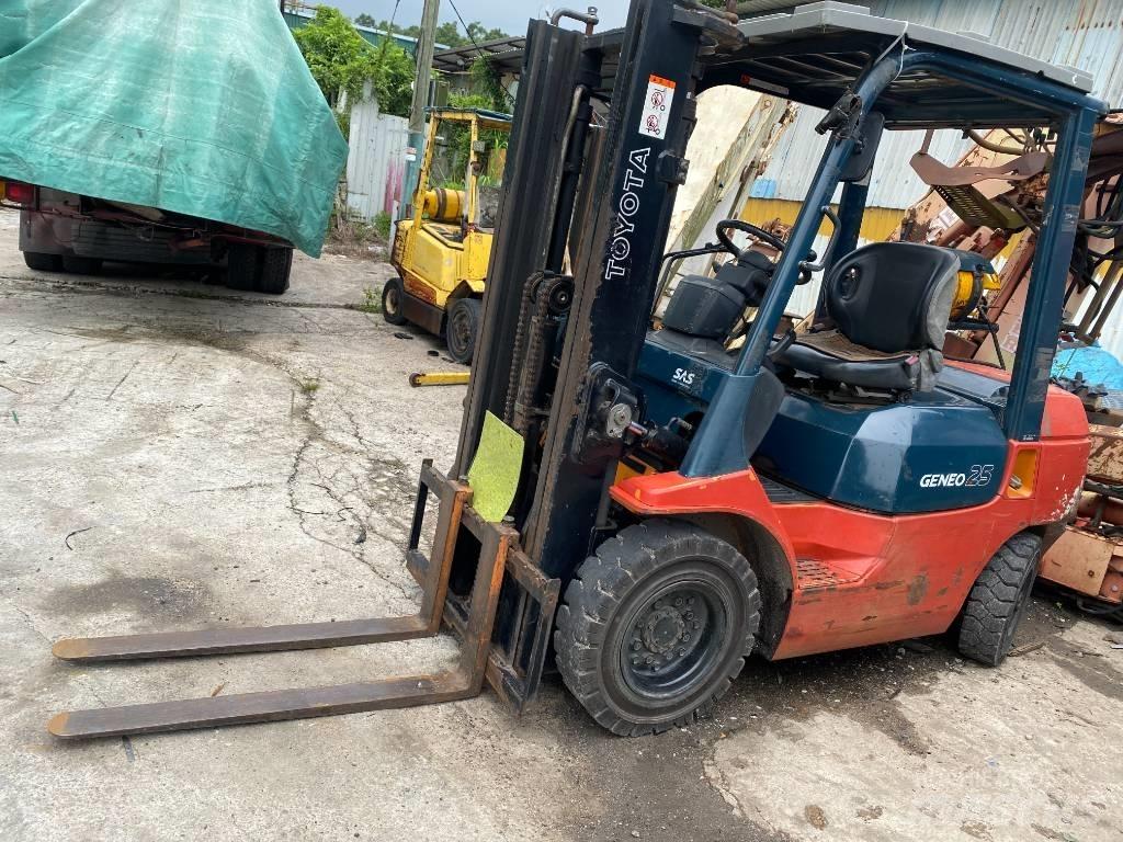 Toyota 42-7 FG 25 LPG (dujiniai) krautuvai