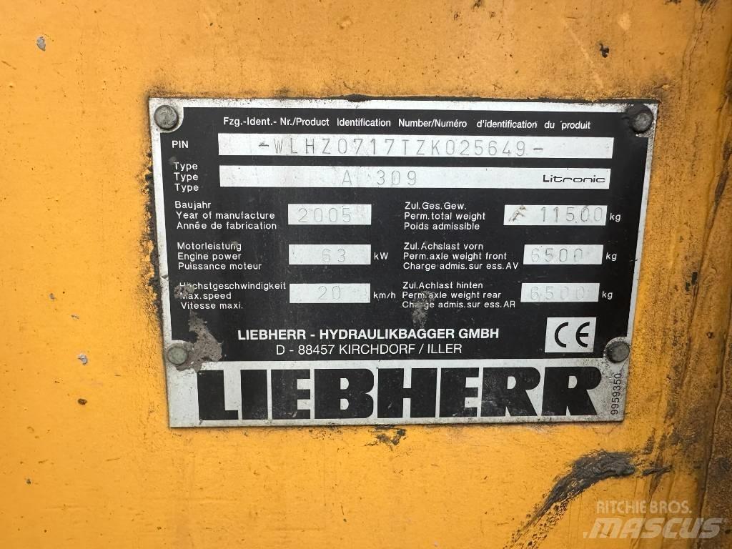 Liebherr A 309 Ratiniai ekskavatoriai