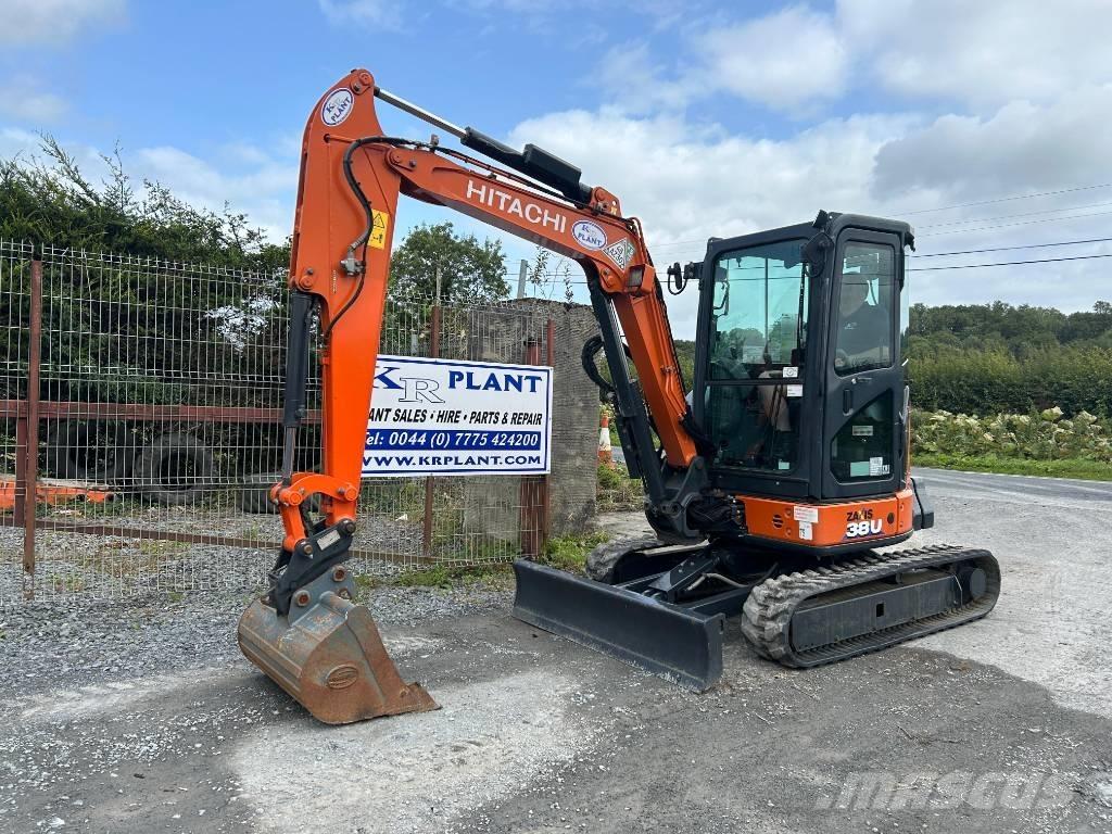 Hitachi ZX 38 U-6 Mini ekskavatoriai < 7 t