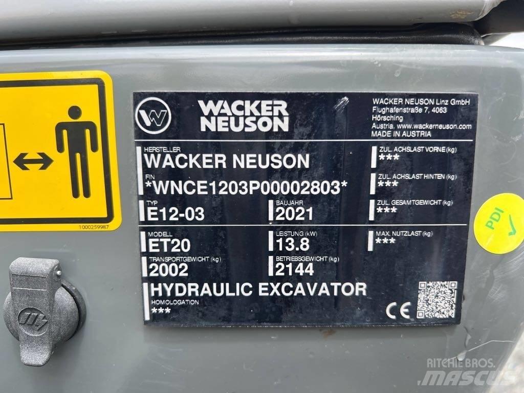 Wacker Neuson ET20 Vikšriniai ekskavatoriai