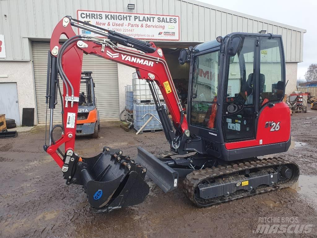 Yanmar SV26 Mini ekskavatoriai < 7 t