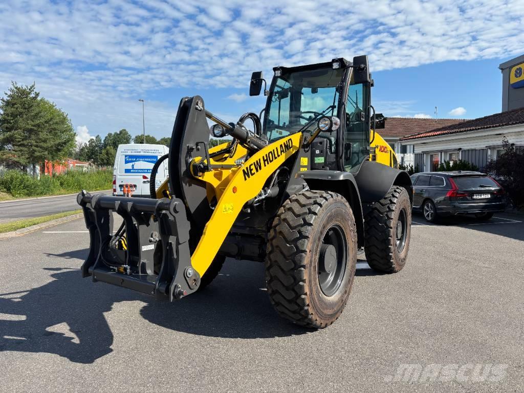New Holland W 100 Naudoti ratiniai krautuvai