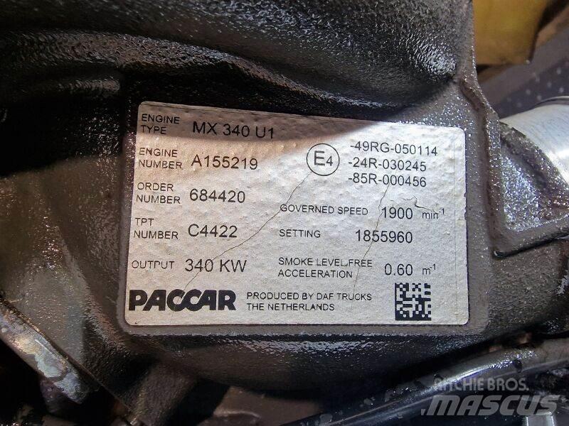 Paccar MX340U1 Varikliai