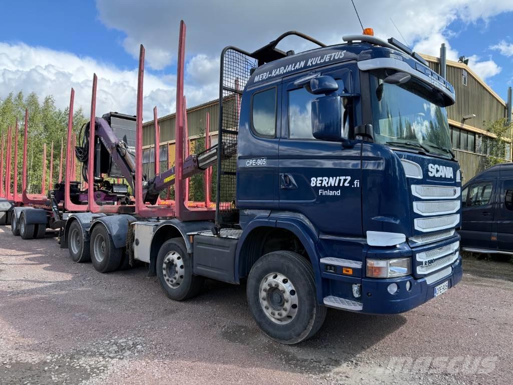 Scania R 580 Miškovežių vilkikai