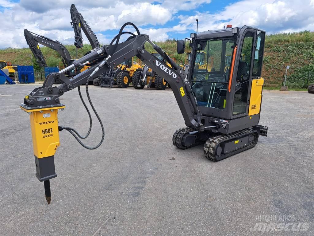 Volvo EC 18 E Mini ekskavatoriai < 7 t