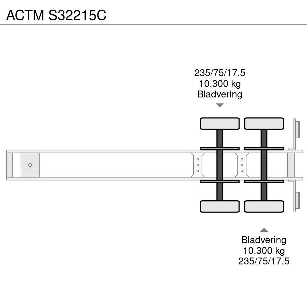 Actm S32215C Žemo iškrovimo puspriekabės