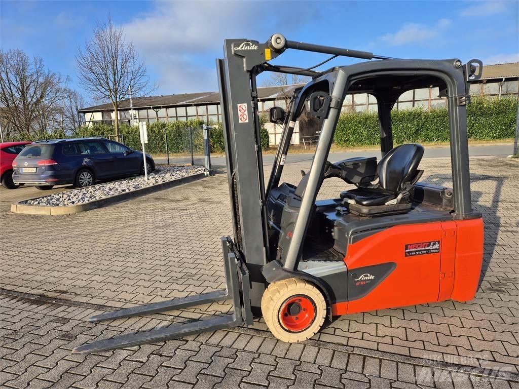 Linde E18L-02 Elektriniai šakiniai krautuvai