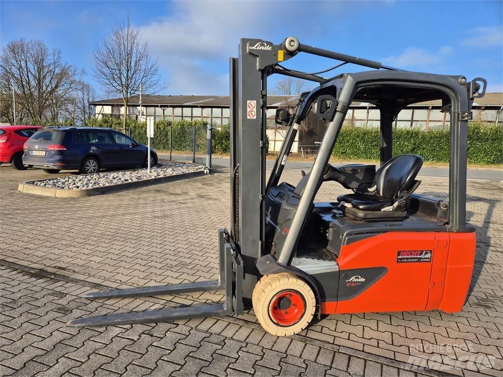 Linde E18L-02 Elektriniai šakiniai krautuvai