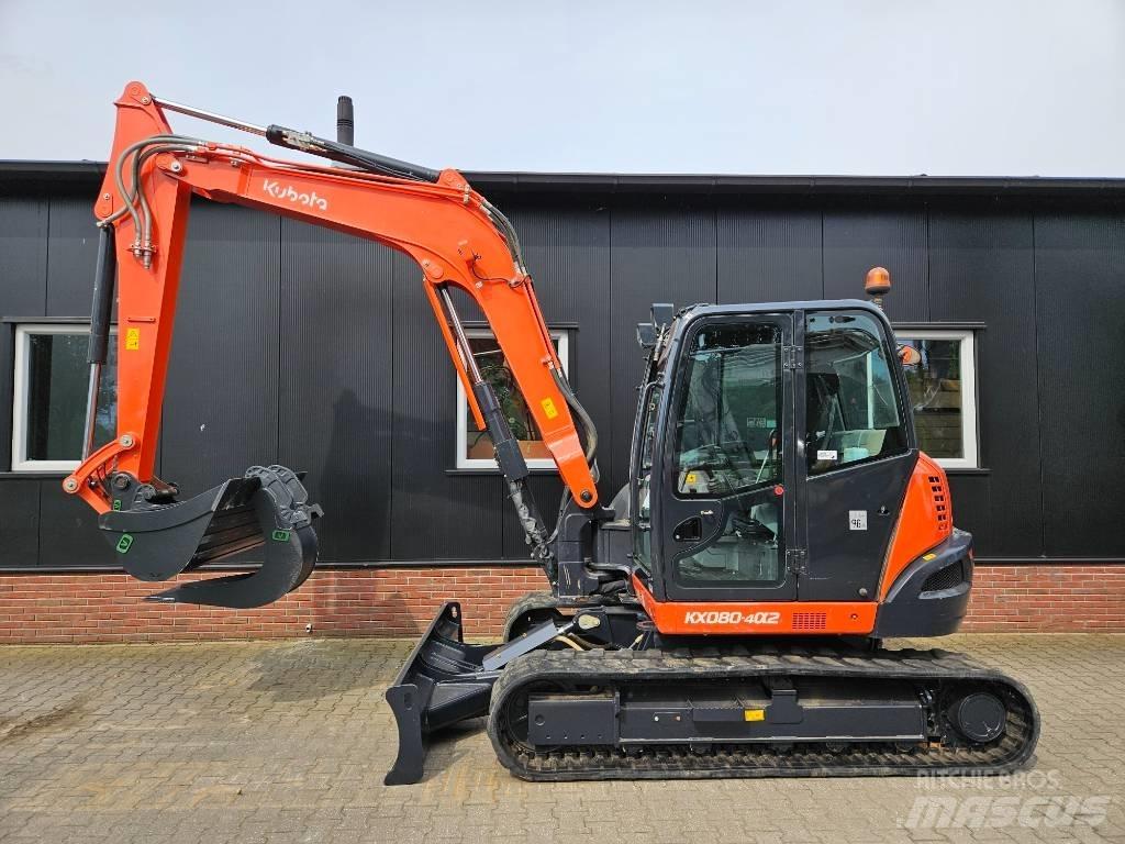 Kubota KX 080-4 Vidutinės galios ekskavatoriai 7-12 t