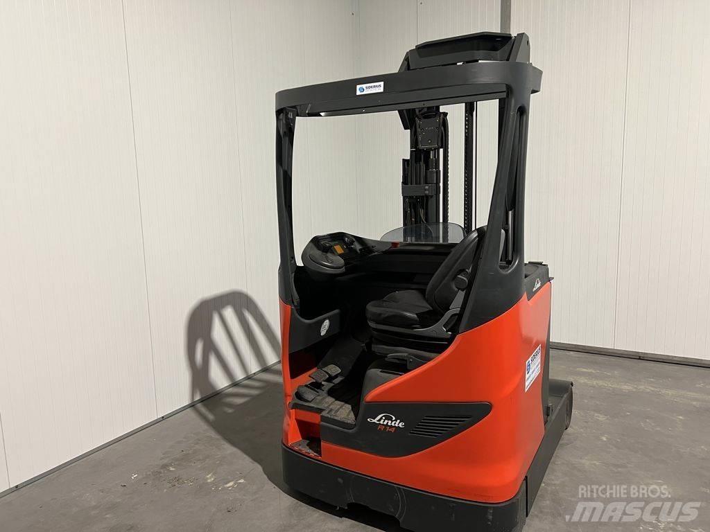 Linde R14 Šakiniai krautuvai su prailgintu keltuvu