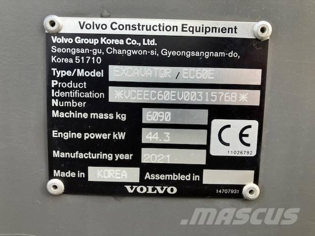 Volvo EC 60 E Vikšriniai ekskavatoriai