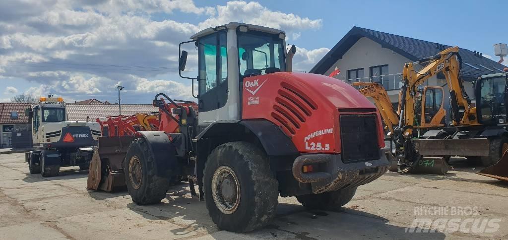 O&K L 25.5 Naudoti ratiniai krautuvai