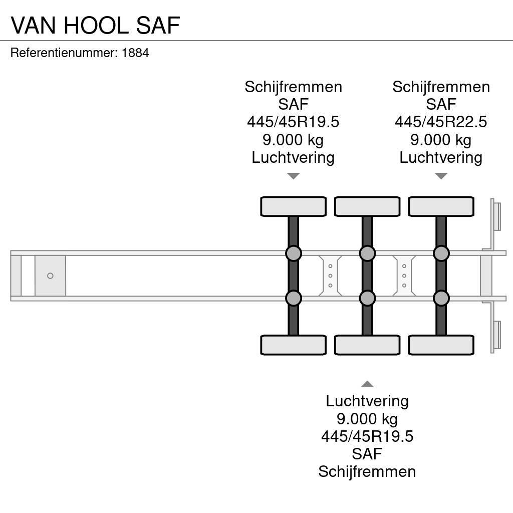 Van Hool SAF Tentinės puspriekabės
