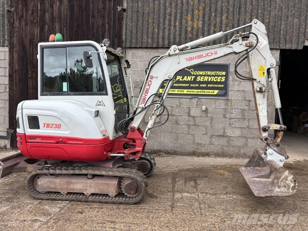 Takeuchi TB 230 Mini ekskavatoriai < 7 t