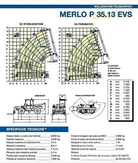 Merlo P35.13EVS Teleskopiniai krautuvai