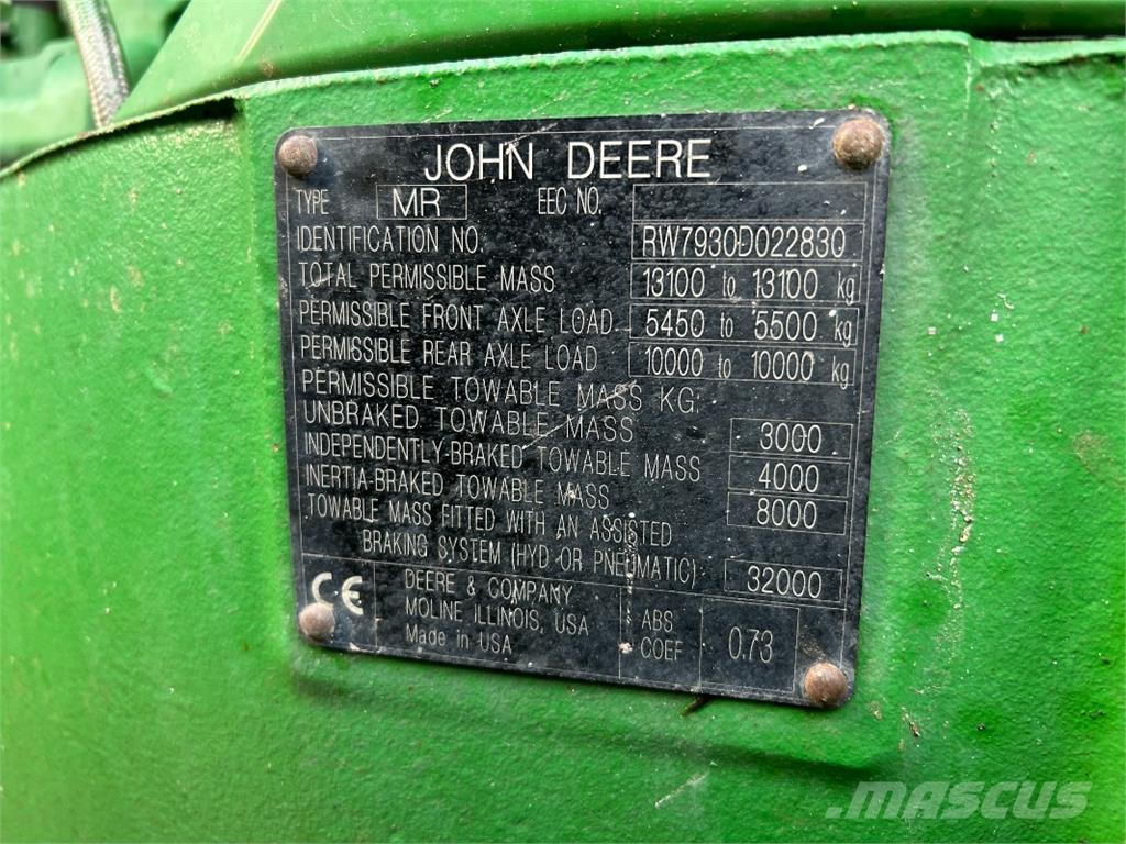 John Deere 7930 Traktoriai