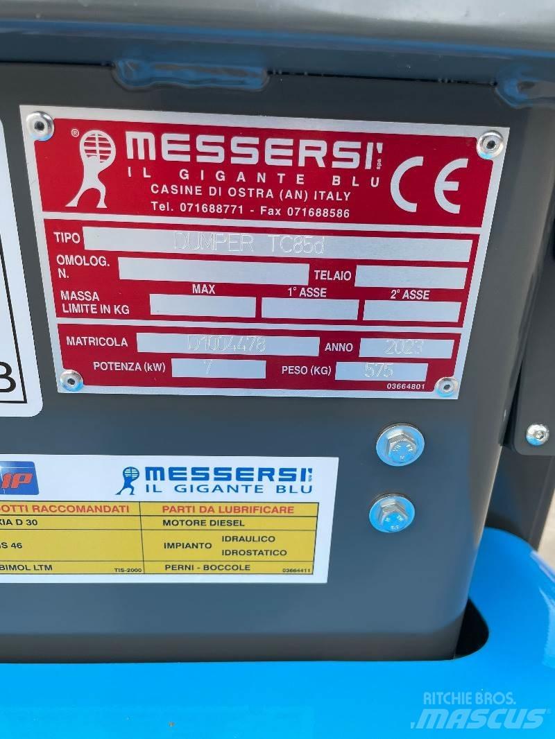 Messersi TC 85d Vikšrinė savivartė technika