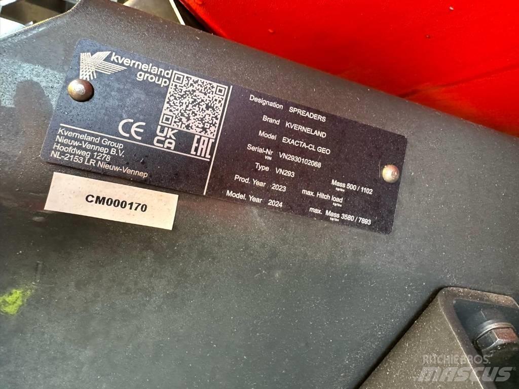Kverneland CL 1300 Mineralinių trąšų barstytuvai