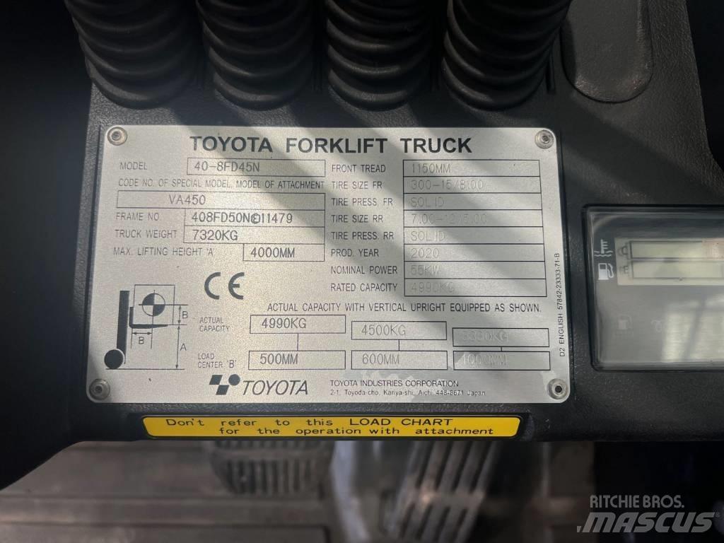 Toyota 40-8FD45N Dyzeliniai krautuvai