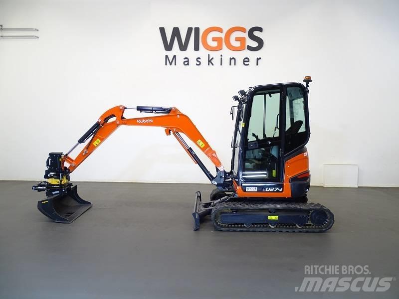 Kubota U 27-4 Mini ekskavatoriai < 7 t