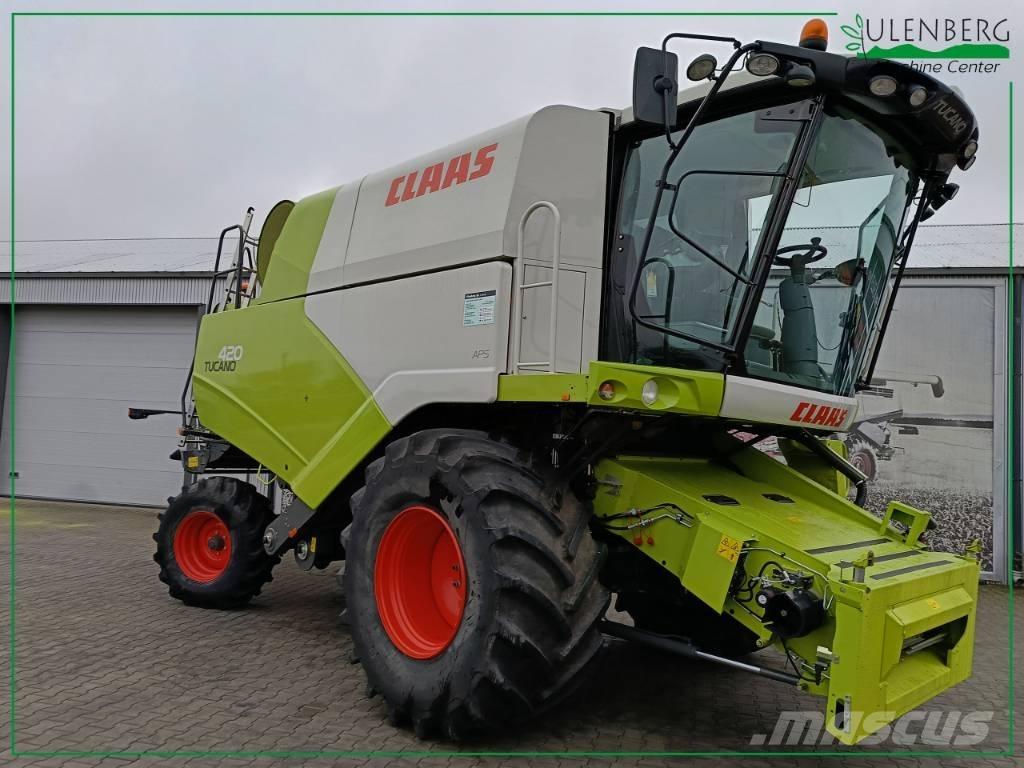 CLAAS Tucano 420 Derliaus nuėmimo kombainai