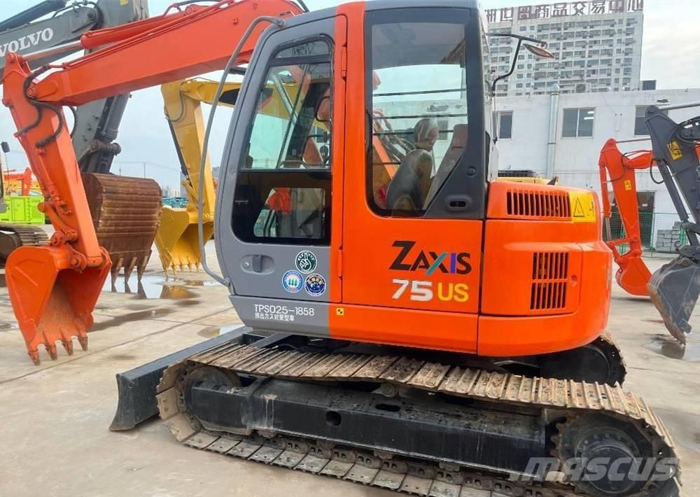 Hitachi ZX 75 Mini ekskavatoriai < 7 t
