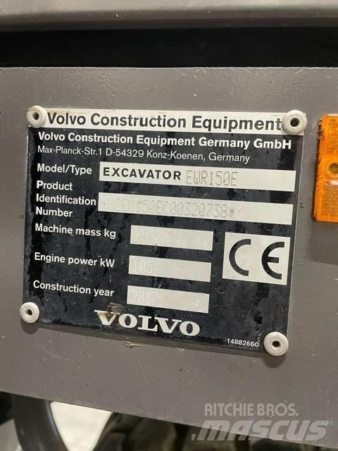 Volvo EWR150E Ratiniai ekskavatoriai