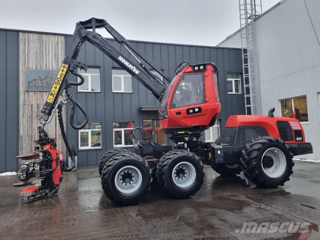 Komatsu 931 Miško technika (Harvesteriai)