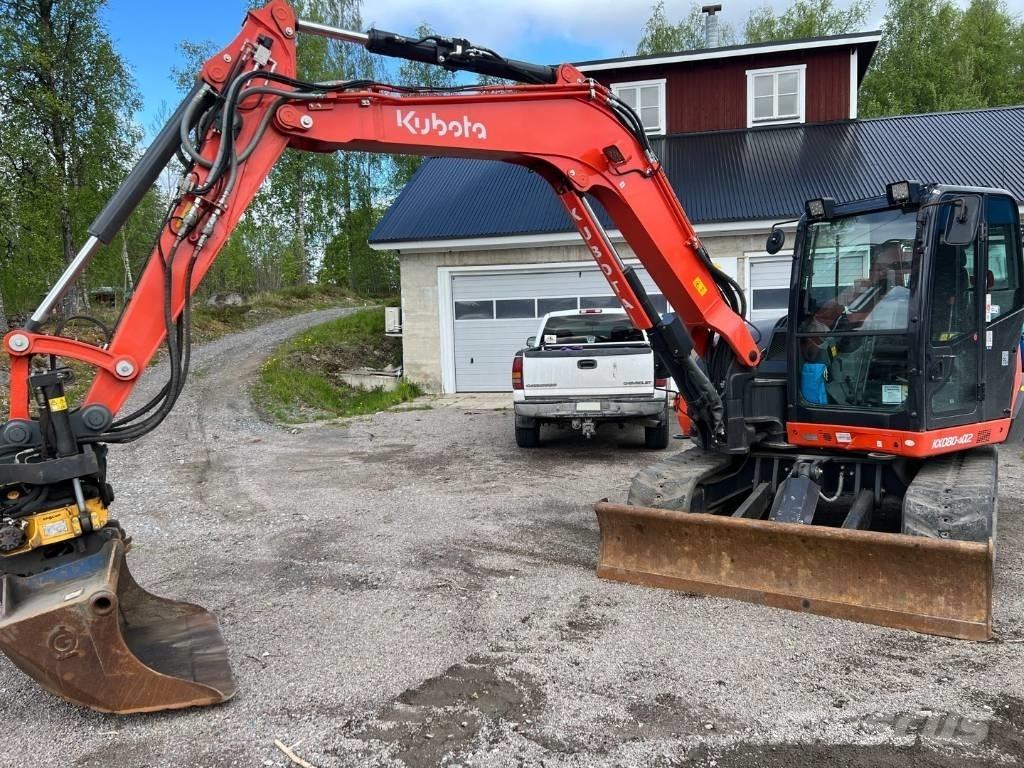 Kubota KX 080-4 Vidutinės galios ekskavatoriai 7-12 t