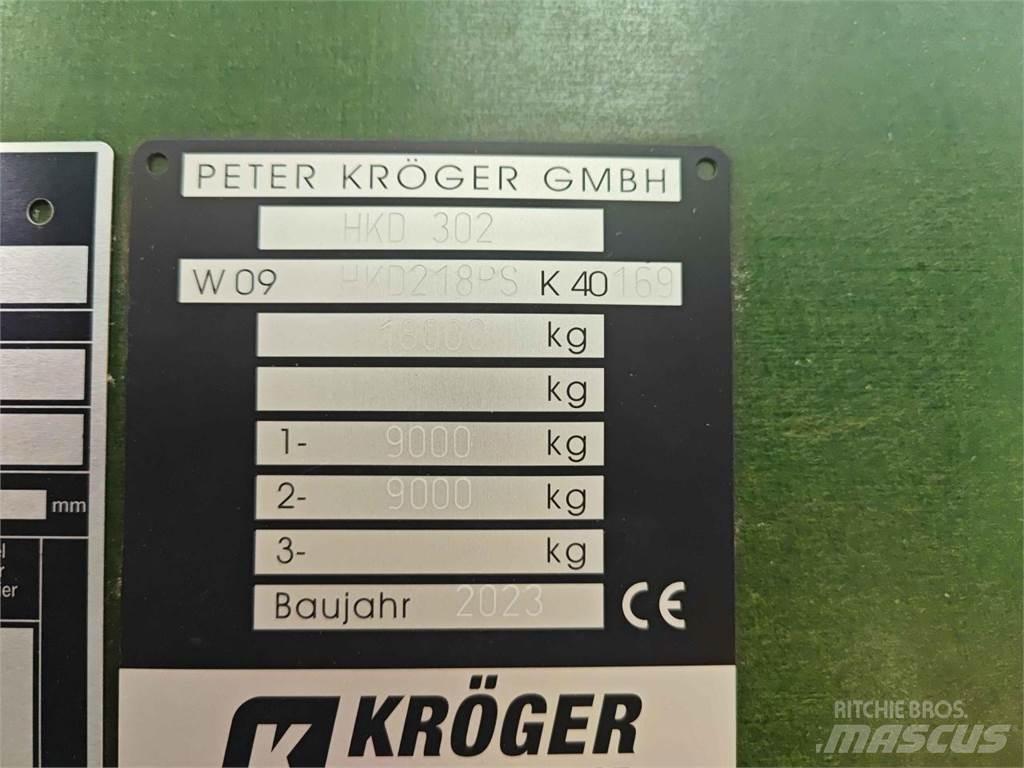 Kröger HKD 302 Savivartės priekabos