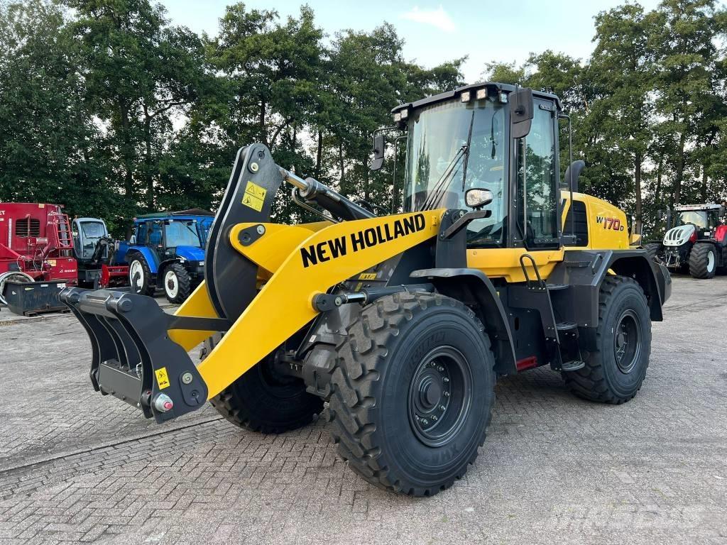 New Holland W 170 D Naudoti ratiniai krautuvai