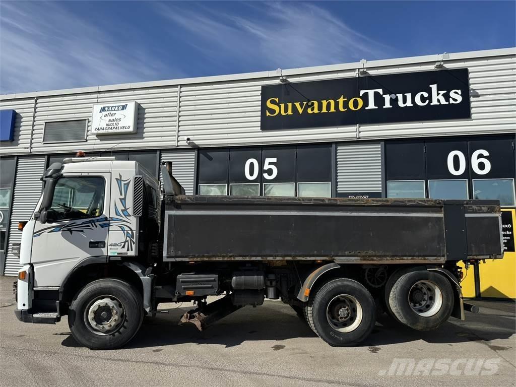 Volvo FM12-420 6X2 Savivarčių priekabų vilkikai