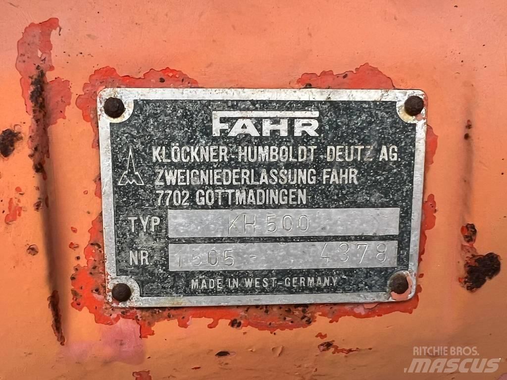 Deutz-Fahr KH 500 DN Šieno grėbliai ir vartytuvai