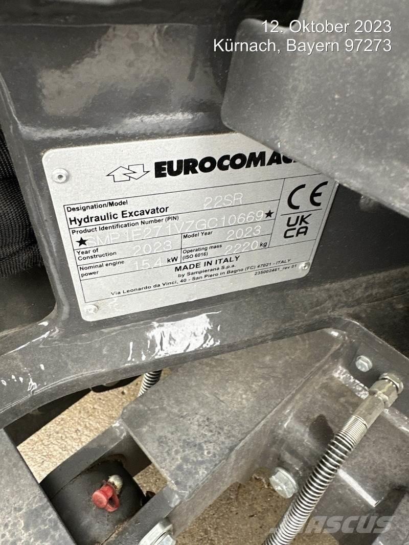Eurocomach 22SR Mini ekskavatoriai < 7 t