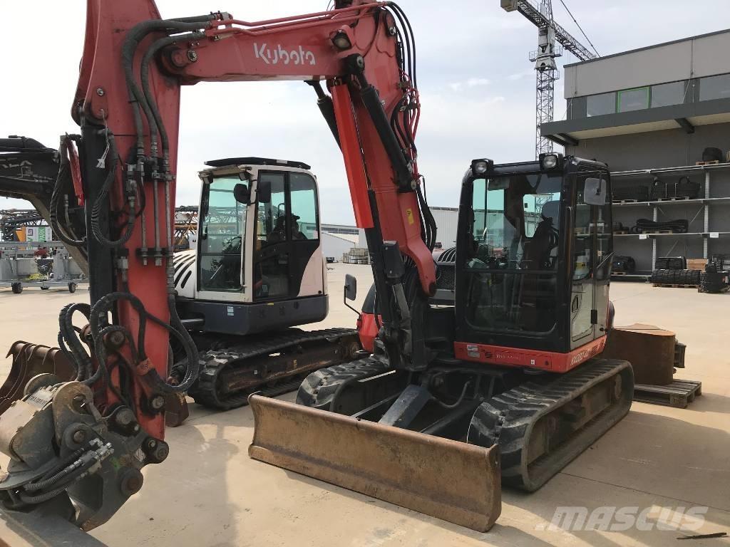 Kubota KX 080-4 Vidutinės galios ekskavatoriai 7-12 t
