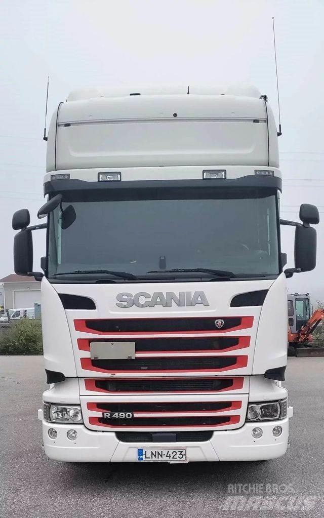 Scania R 490 6x2 Sunkvežimiai su dengtu kėbulu