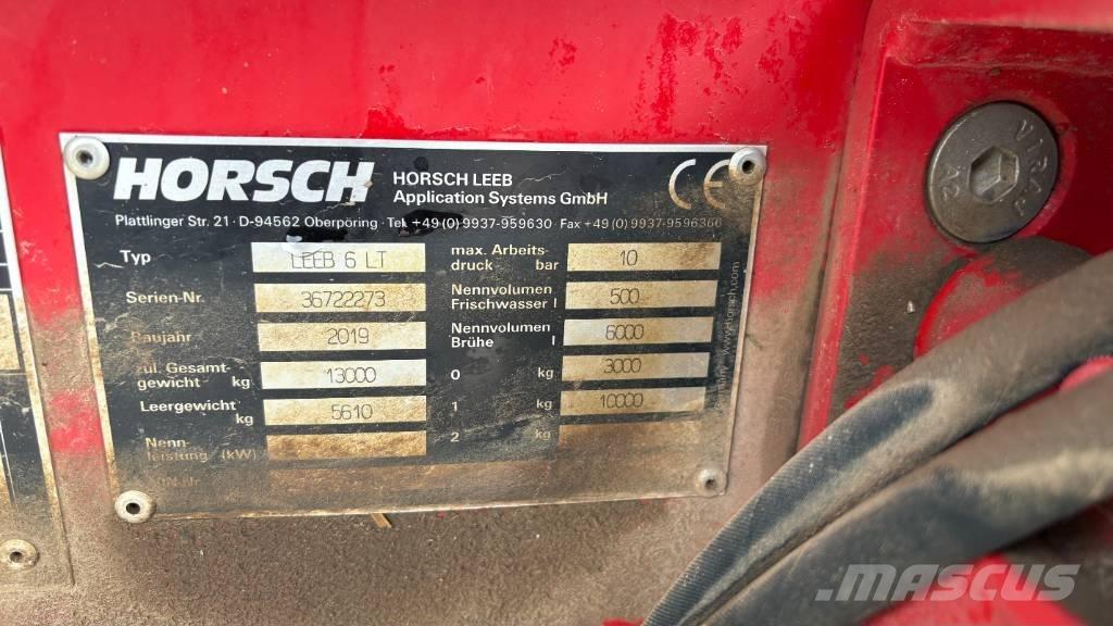 Horsch Leeb 6 LT Prikabinami purkštuvai