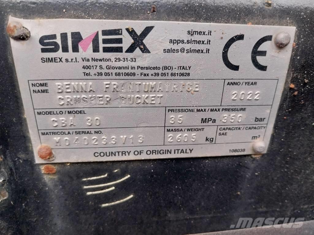 Simex CBA 30 Kiti naudoti statybos komponentai