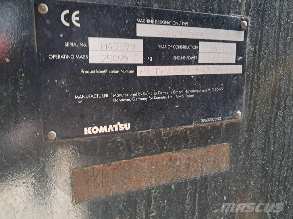 Komatsu WA475-10E0 Naudoti ratiniai krautuvai