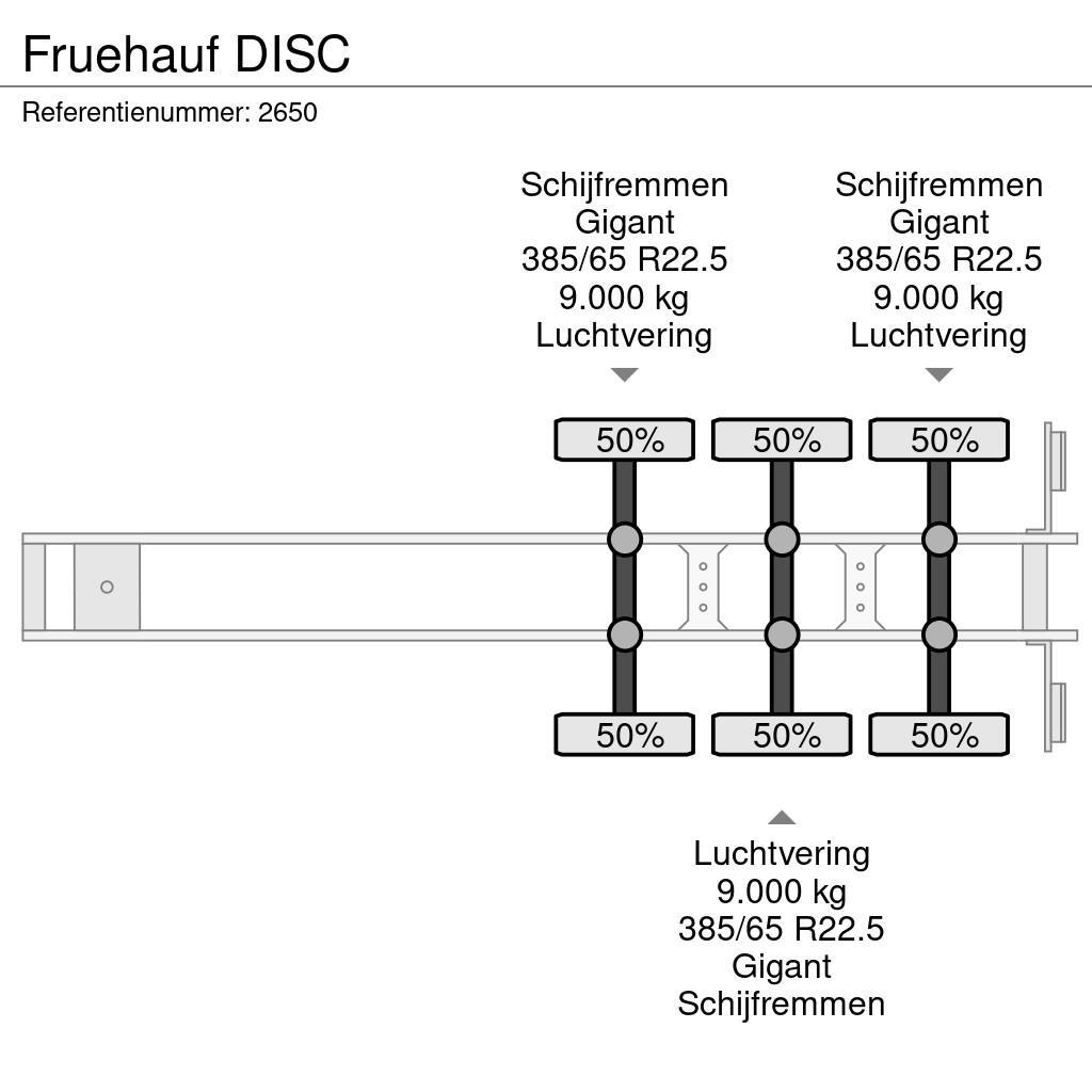 Fruehauf DISC Tentinės puspriekabės
