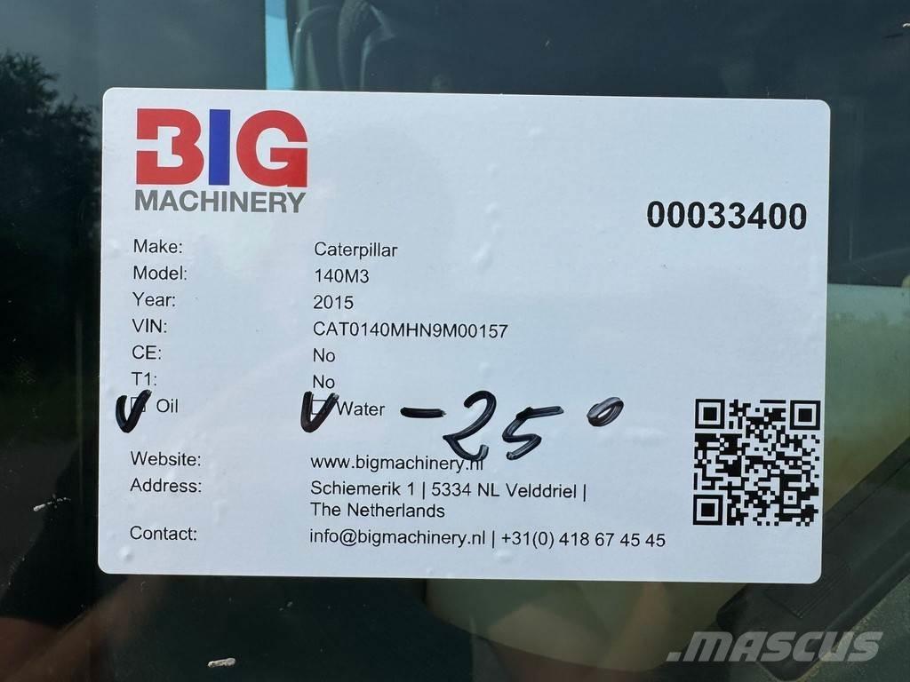 CAT 140M3 Greideriai