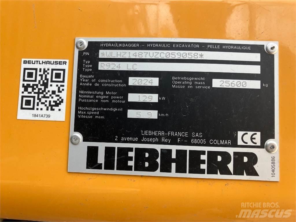 Liebherr R924 Vikšriniai ekskavatoriai