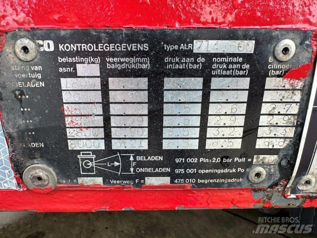 Jumbo MV 160 L Bortinių sunkvežimių priekabos su nuleidžiamais bortais