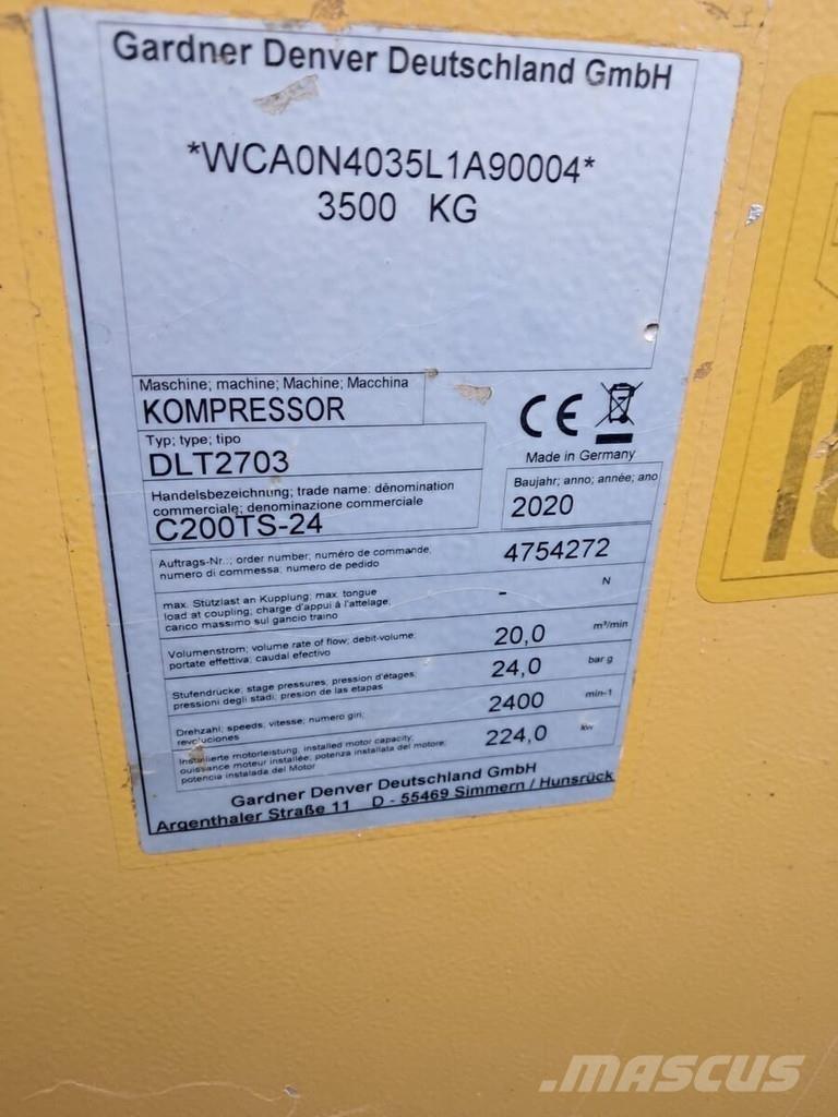 Compair C200 TS - 24 Kompresoriai